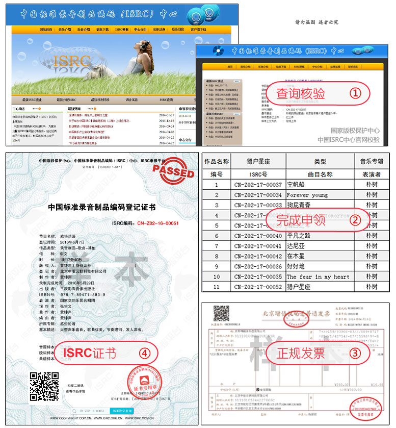 办完后拿到的材料